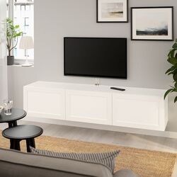 Tumba pentru TV Ikea Besta/Hanviken 180x42x38 (Alb)