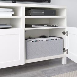 Tumba pentru TV Ikea Besta/Hanviken/Stubbarp 120x42x74 (Alb) Thumb