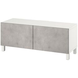 Tumba pentru TV Ikea Besta/Kallviken/Stubbarp 120x42x48 (Alb/Gri) Thumb