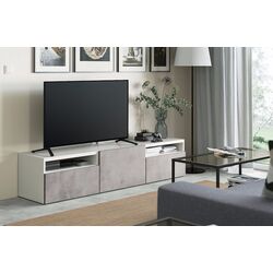 Tumba pentru TV Ikea Besta/Kallviken glisiera sertar cu sistem apasare 180x42x39 (Alb/Gri) Thumb