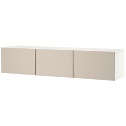 Tumba pentru TV Ikea Besta/Lappviken 180x42x38 (Alb/Gri-bej deschis) Thumb