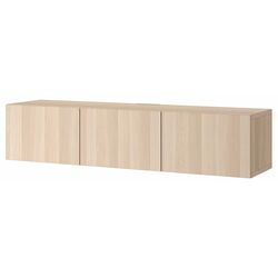 Тумба РТВ Ikea Besta/Lappviken 180x42x38 (Имитация Состаренного Дуба) Thumb