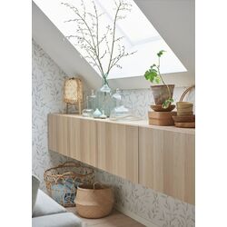 Тумба РТВ Ikea Besta/Lappviken 180x42x38 (Имитация Состаренного Дуба) Thumb