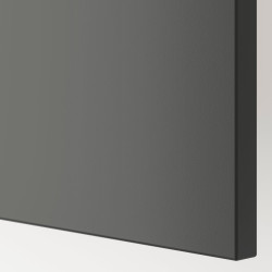 Тумба РТВ Ikea Besta/Lappviken 240x42x38 (Белый/Темно-серый) Thumb