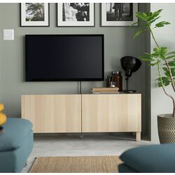 Tumba pentru TV Ikea Besta/Lappviken/Stubbarp 120x42x48 (Aspect Stejar Antichizat)