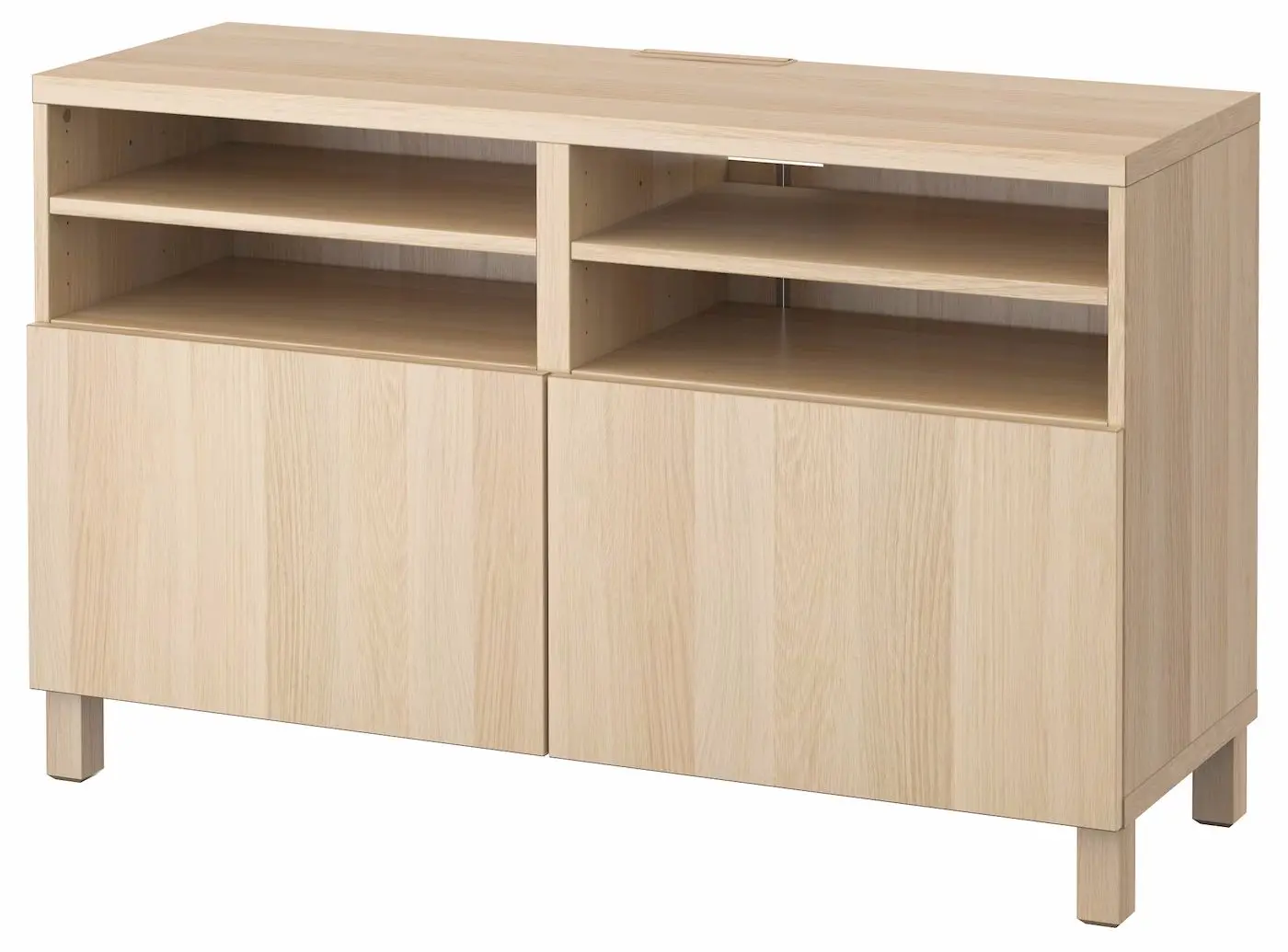 Tumba pentru TV Ikea Besta/Lappviken/Stubbarp 120x42x74 (Aspect Stejar Antichizat) - 9