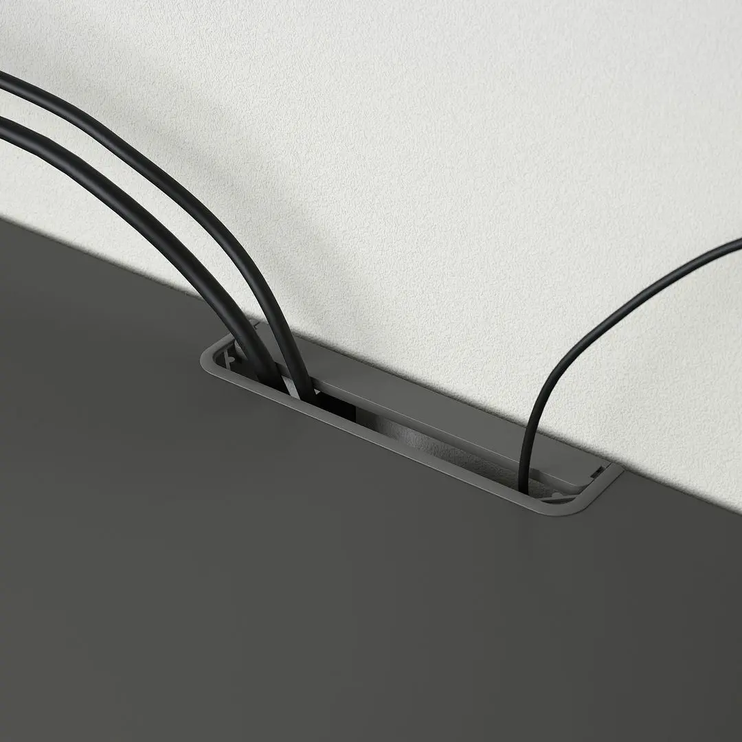 Tumba pentru TV Ikea Besta/Lappviken/Stubbarp glisiera sertar cu sistem apasare 120x42x48 (Gri inchis) - 4