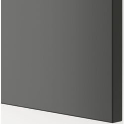 Тумба РТВ Ikea Besta/Lappviken/Stubbarp ящик с плавно-закрывающимися направляющими 120x42x48 (Темно-серый) Thumb