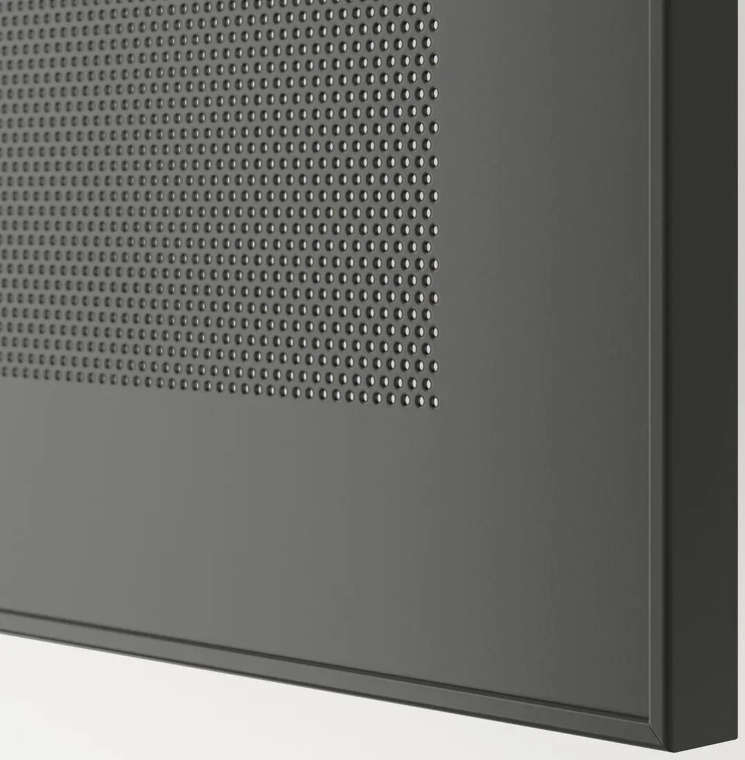 Тумба РТВ Ikea Besta/Mortviken/Vasterviken/Stubbarp плавно-закрывающимися направляющими 240x42x74 (Белый/Темно-серый) - 3