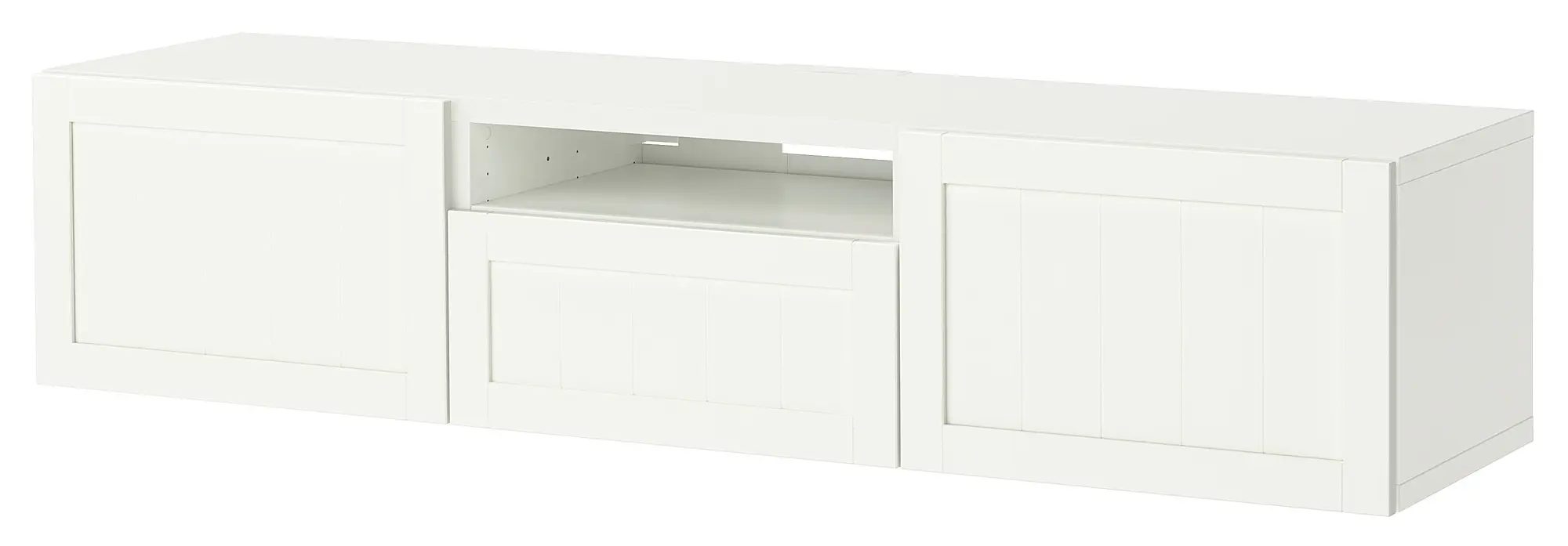 Tumba pentru TV Ikea Besta/Pipmakare deschidere apasare 180x42x39 (Alb)