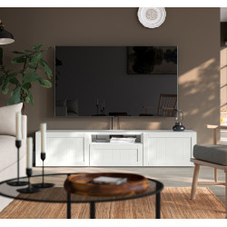 Tumba pentru TV Ikea Besta/Pipmakare deschidere apasare 180x42x39 (Alb) Thumb