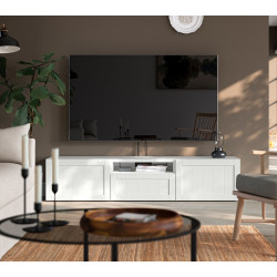 Tumba pentru TV Ikea Besta/Pipmakare inchidere lina 180x42x39 (Alb) Thumb