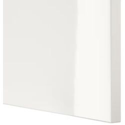 Tumba pentru TV Ikea Besta cu usi 180x42x38 (Alb/Selsviken Lucios Alb) Thumb