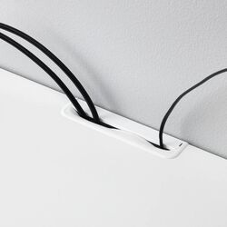 Tumba pentru TV Ikea Besta/Selsviken cu usi 180x42x38 (Alb/Gri deschis-bleu) Thumb