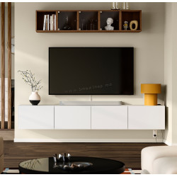 Tumba pentru TV Ikea Besta/Selsviken 240x42x38 (Alb)