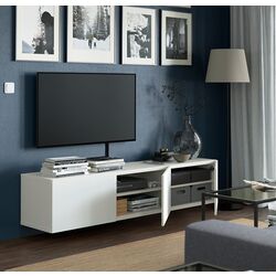 Tumba pentru TV Ikea Besta/Timmerviken 180x42x38 (Alb) Thumb