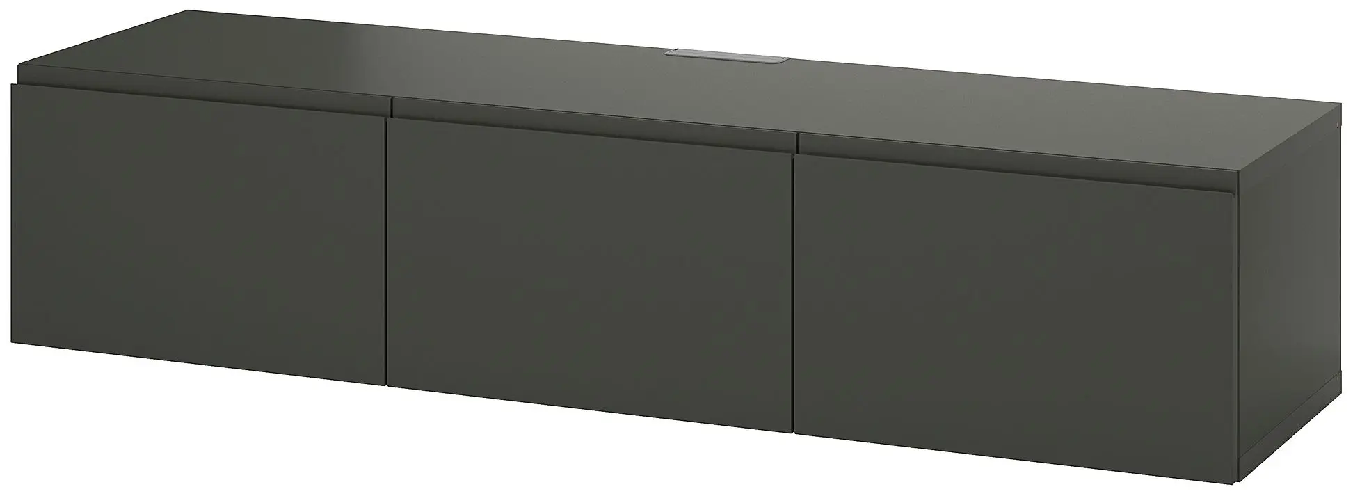 Tumba pentru TV Ikea Besta/Vasterviken 180x42x38 (Gri inchis)