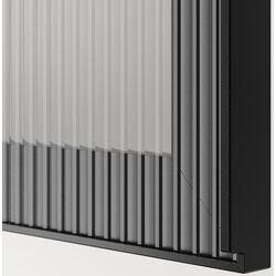 Тумба РТВ Ikea Besta/Vasterviken/Fallsvik c нажимными направляющими 180x42x74 (Белый/Антрацит) Thumb