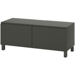Тумба РТВ Ikea Besta/Vasterviken/Stubbarp 120x42x48 (Темно-серый) Thumb