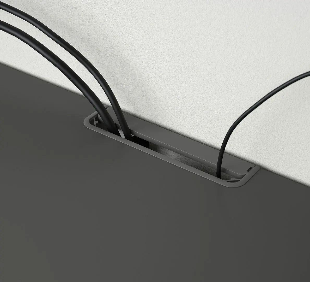 Тумба РТВ Ikea Besta/Vasterviken/Stubbarp 120x42x48 (Темно-серый) - 4