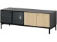 Tumba pentru TV Ikea Boastad 121x42x45 (Negru/Furnir stejar)