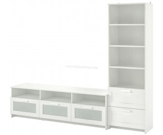 Тумба РТВ Ikea Brimnes 240x41x190 (Белый)