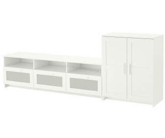 Tumba pentru TV Ikea Brimnes 258x41x95 (Alb)