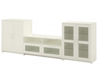 Тумба РТВ Ikea Brimnes 276x41x95 (Белый)