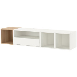 Tumba pentru TV Ikea Eket 175x35x35 (Alb/Stejar Vopsit Alb) Thumb