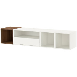Tumba pentru TV Ikea Eket 175x35x35 (Alb/Maro/Aspect Nuc) Thumb