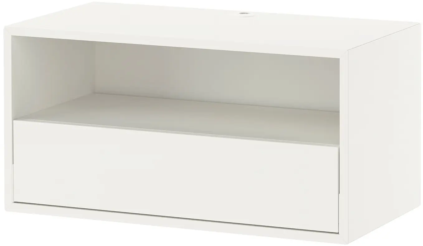 Tumba pentru TV Ikea Eket 175x35x35 (Alb/Maro/Aspect Nuc) - 5