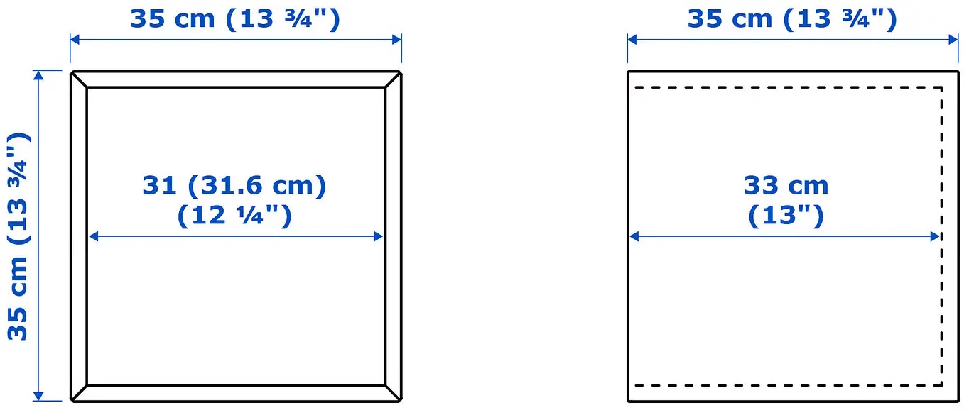 Tumba pentru TV Ikea Eket 175x35x35 (Alb/Maro/Aspect Nuc) - 10