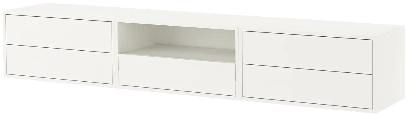Tumba pentru TV Ikea Eket 210x35x35 (Alb) - 2