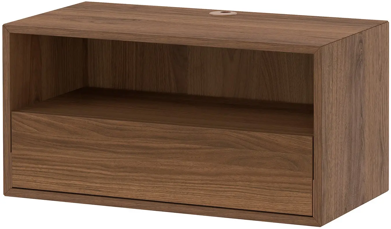 Tumba pentru TV Ikea Eket 210x35x35 (Maro/Aspect Nuc) - 3