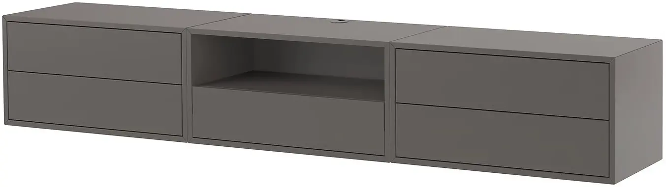 Tumba pentru TV Ikea Eket 210x35x35 (Gri Inchis) - 2