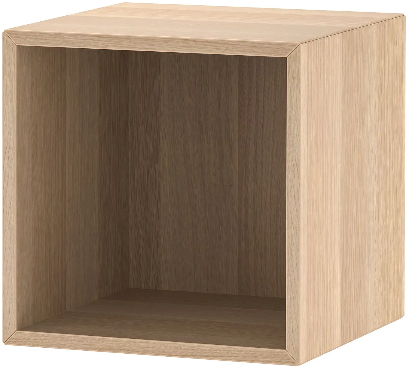 Tumba pentru TV Ikea Eket sticla transparenta 210x35x35 (Alb/Stejar Vopsit Alb) - 5