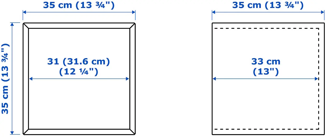 Tumba pentru TV Ikea Eket sticla transparenta 210x35x35 (Gri Inchis) - 13