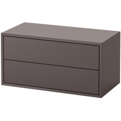 Tumba pentru TV Ikea Eket sticla transparenta 210x35x35 (Gri Inchis) Thumb