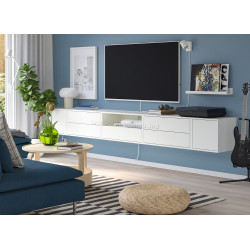 Tumba pentru TV Ikea Eket cu usi 280x35x35 (Alb)