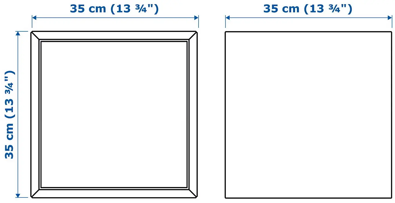 Tumba pentru TV Ikea Eket cu usi 280x35x35 (Maro/Aspect Nuc) - 11
