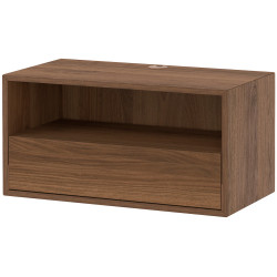 Tumba pentru TV Ikea Eket cu usi 280x35x35 (Maro/Aspect Nuc) Thumb