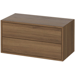 Tumba pentru TV Ikea Eket cu usi 280x35x35 (Maro/Aspect Nuc) Thumb