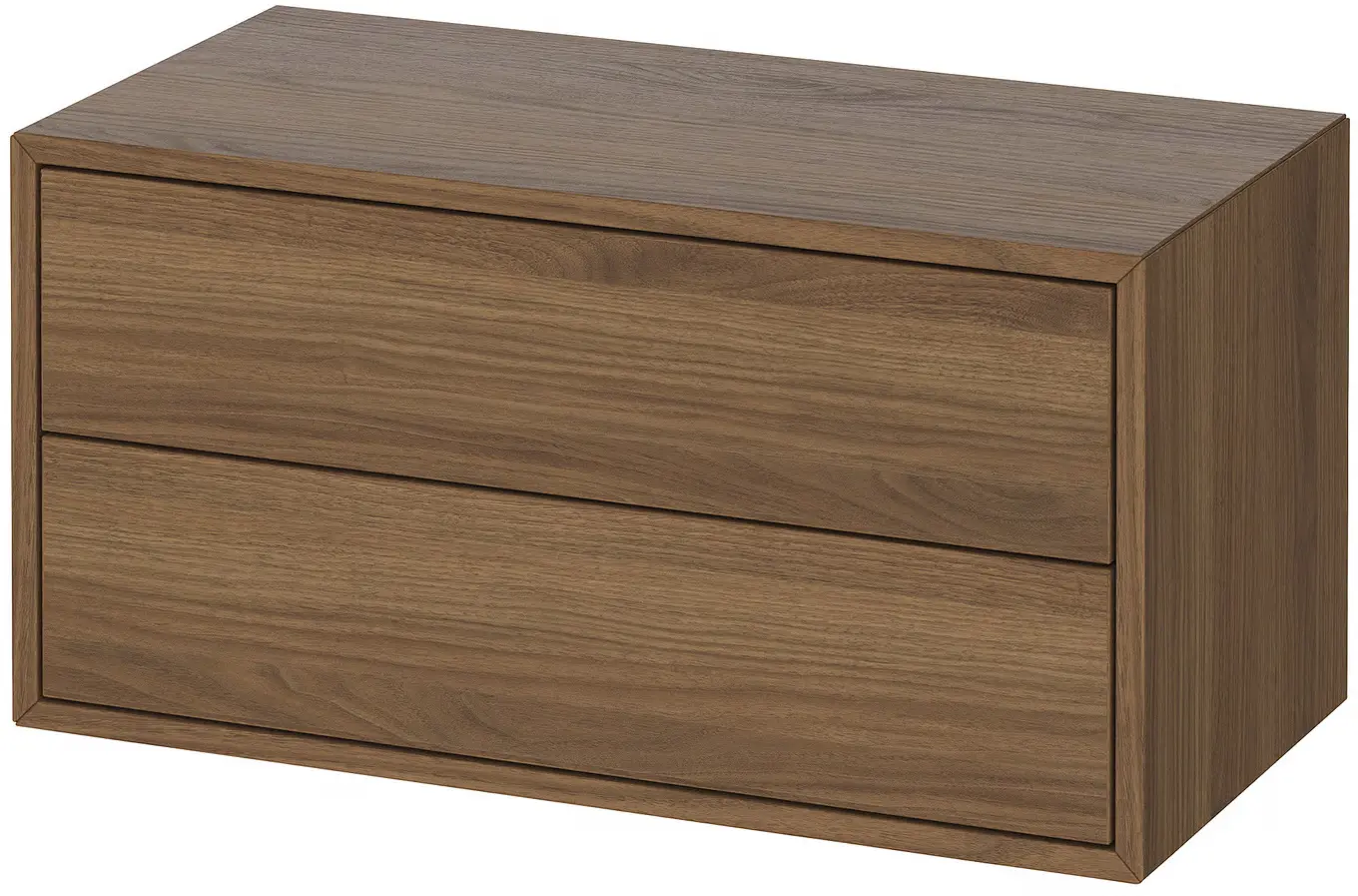 Tumba pentru TV Ikea Eket cu usi 280x35x35 (Maro/Aspect Nuc) - 4