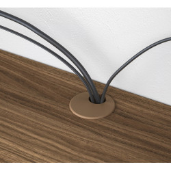 Tumba pentru TV Ikea Eket cu usi 280x35x35 (Maro/Aspect Nuc) Thumb