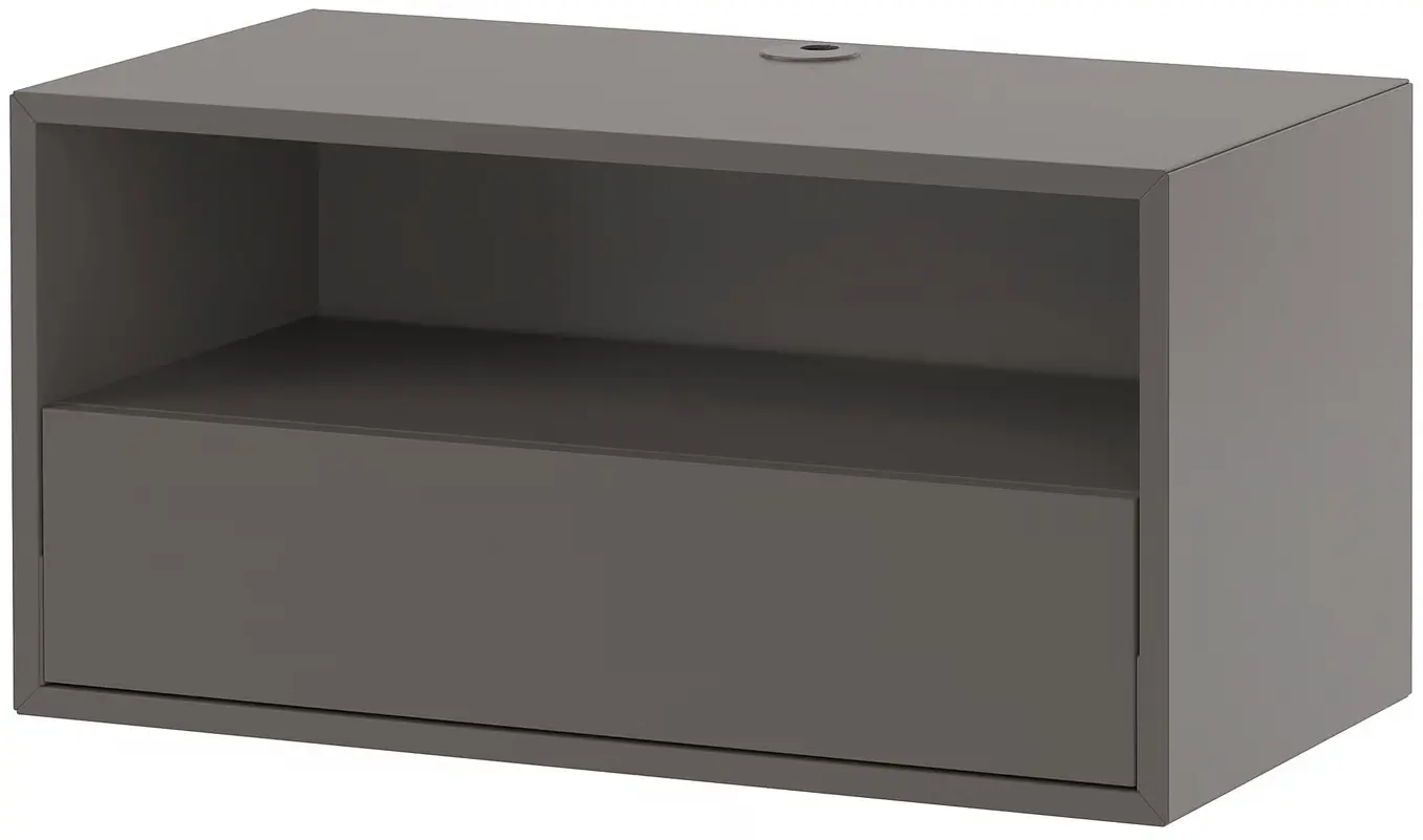 Tumba pentru TV Ikea Eket cu usi 280x35x35 (Gri Inchis) - 2