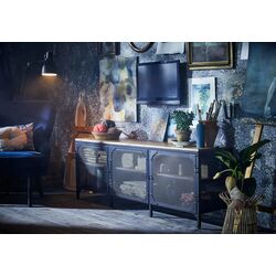 Tumba pentru TV Ikea Fjallbo 150x36x54 (Negru) Thumb