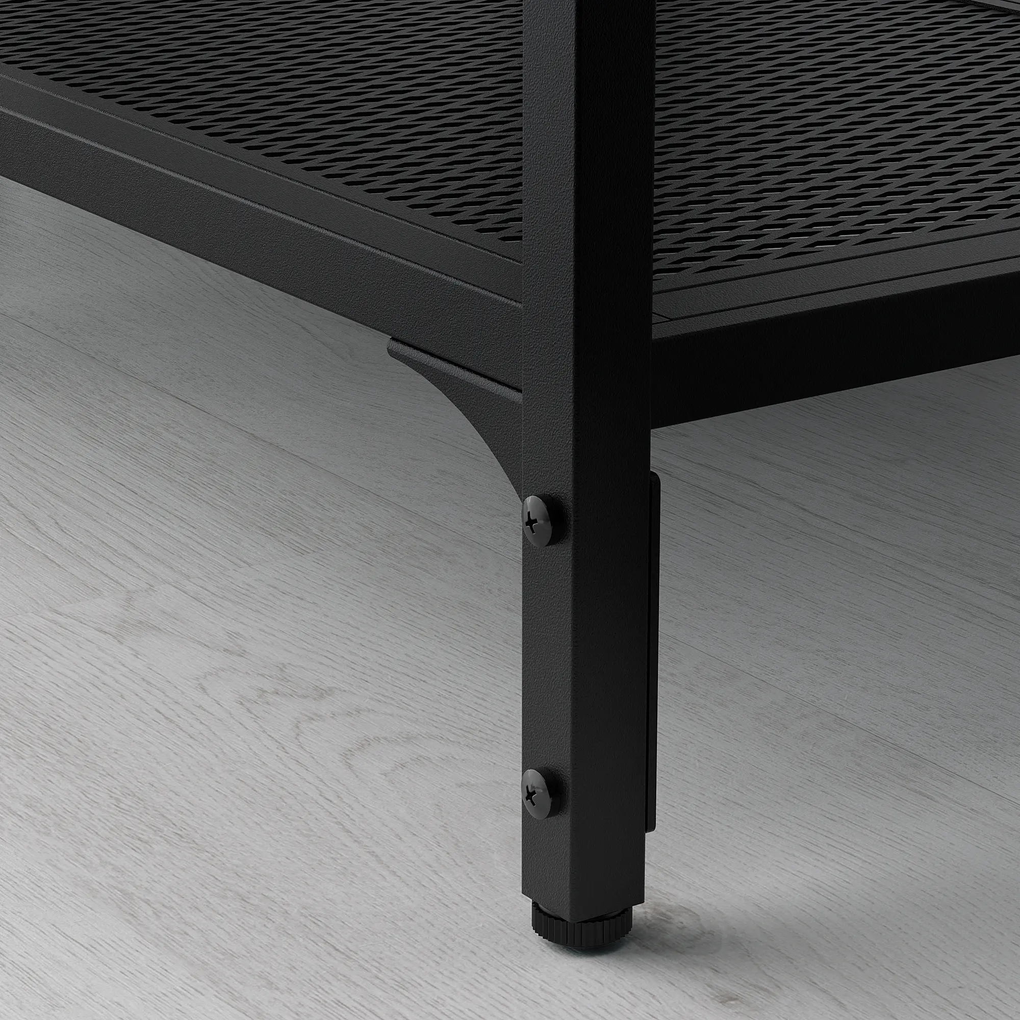 Tumba pentru TV Ikea Fjallbo 198x45x54 (Negru/Natural)