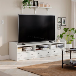 Тумба РТВ Ikea Hauga 206x46x54 (Белый)