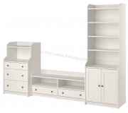 Tumba pentru TV Ikea Hauga 277x46x199 (Alb)