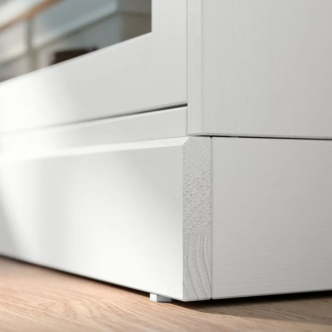 Tumba pentru TV Ikea Havsta usi sticla 160x47x62 (Alb)